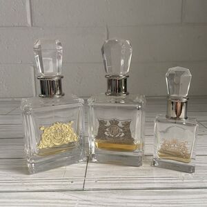Lot Of 3 Juicy Couture Perfume‎ Bottles 3.4 fl oz. Eau de Parfum, Viva La Juicy